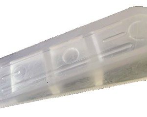 Wedge Door Clear Rubber x2