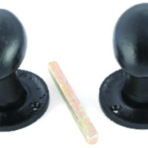 Antique Black Latch Knob Oval   [+]
