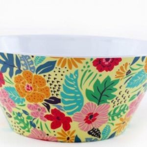 Picnic Ware Bowl Melamime FLORAL 25x11cm