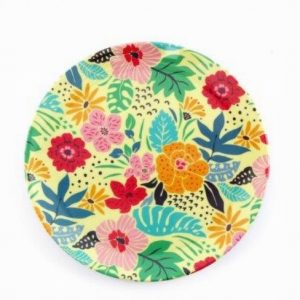 Picnic Ware Plate Melamime FLORAL 20cm