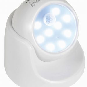 Light Sensor Operated LED White IP44 3xAAA Req.