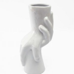 Vase HOLDING HANDS White 24cm