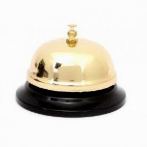 Bell Table Top SERVICE 8.5cm Brassed
