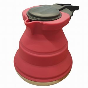 Kettle WARRIOR Camping Silicone Collapsible Pink