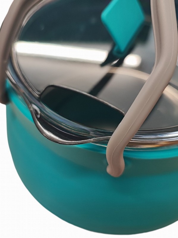 Saucepan WARRIOR Camping Silicone Collapsible Blue - Image 4