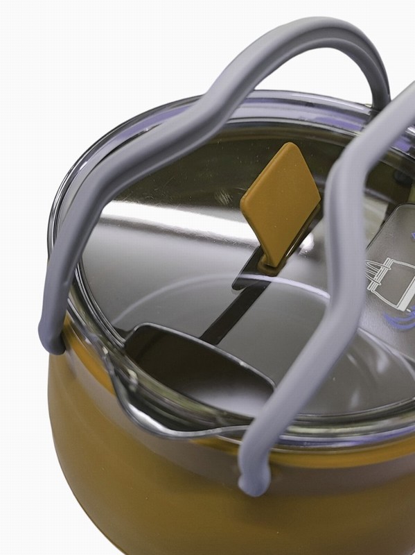 Saucepan WARRIOR Camping Silicone Collapsible Brown - Image 4