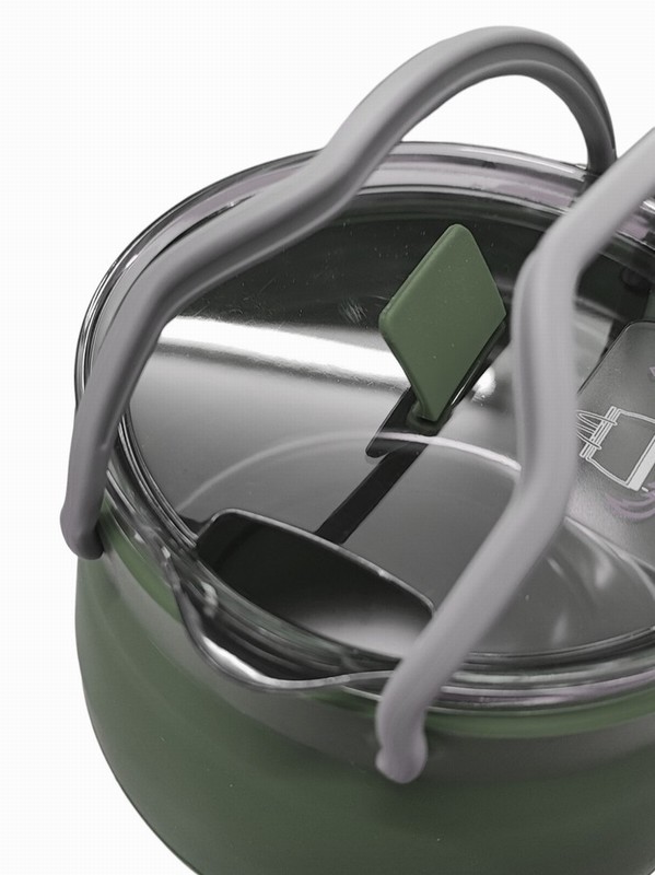 Saucepan WARRIOR Camping Silicone Collapsible Dark Green - Image 2