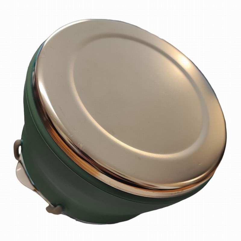 Saucepan WARRIOR Camping Silicone Collapsible Dark Green - Image 3