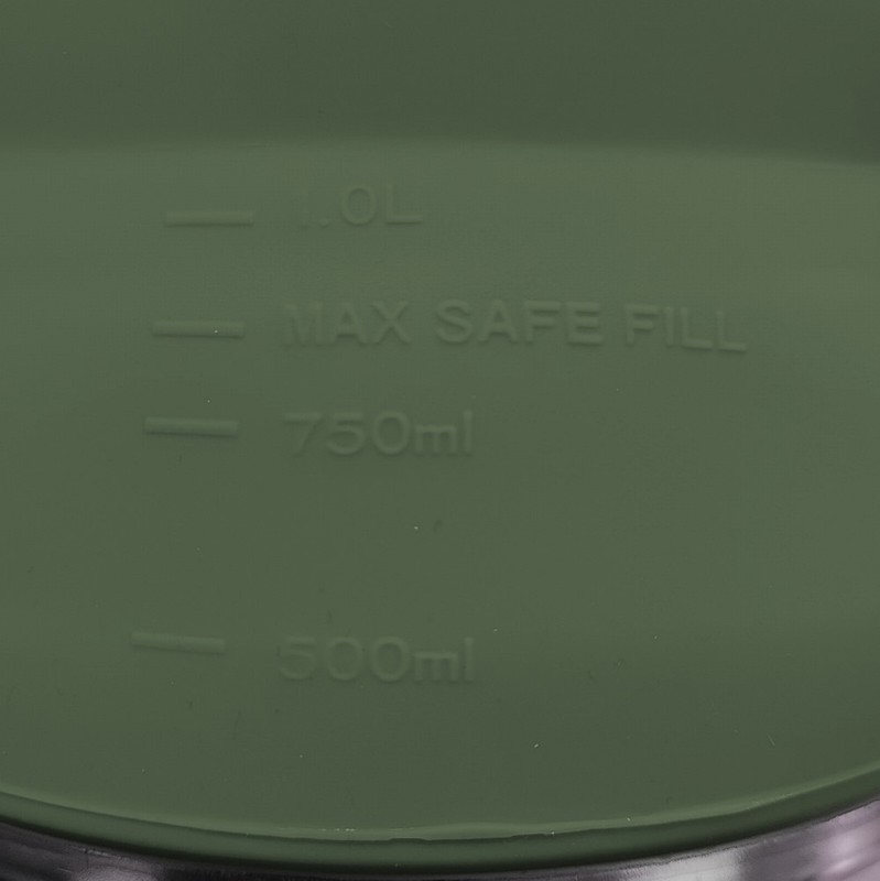 Saucepan WARRIOR Camping Silicone Collapsible Dark Green - Image 4