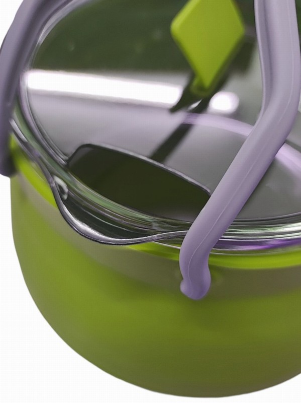 Saucepan WARRIOR Camping Silicone Collapsible Light Green - Image 3