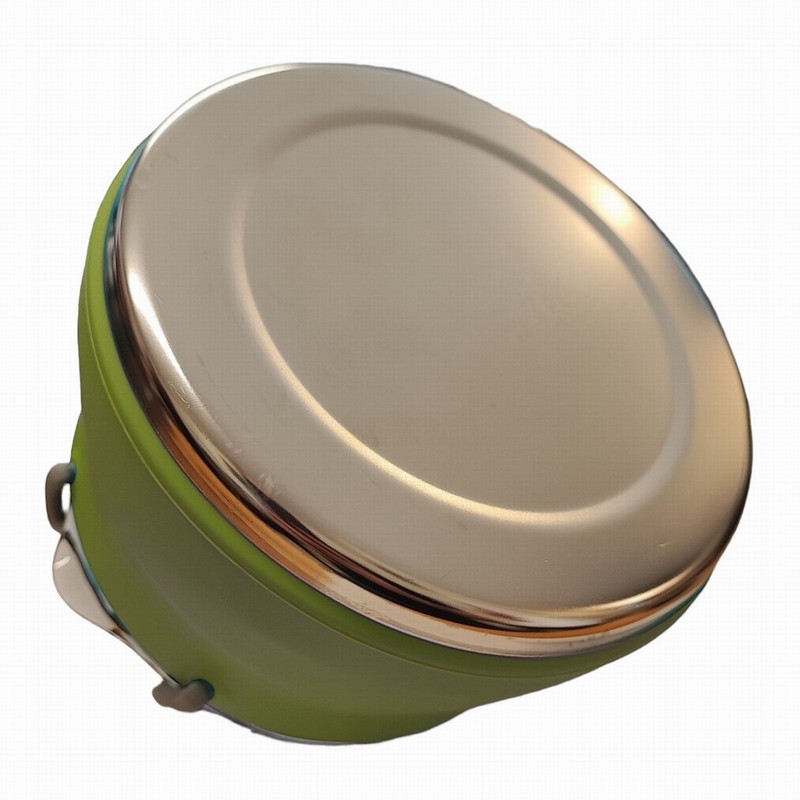 Saucepan WARRIOR Camping Silicone Collapsible Light Green - Image 5