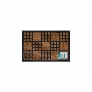 Mat ALBA Woven Tuffscrape Coir & Rubber 60x40cm