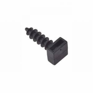 Wall Plug for Cable Ties M6x40 Black x10
