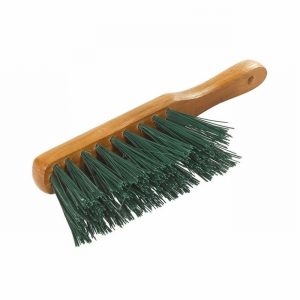 Brush Stiff Green Fibre Wood Varnished Handle D