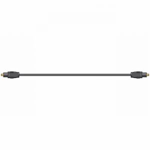 Lead Fibre Optic TOSlink 2.5Mtr. Black