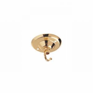 Ceiling Hook Plate Brass