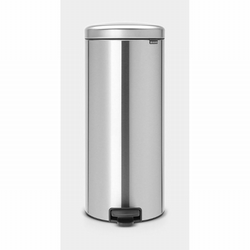 Pedal Bin Matt Steel 30Ltr Motion Control F/P Proof NI
