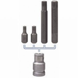 Screwdriver Bit & Holder 5Pce. XZN [+A]