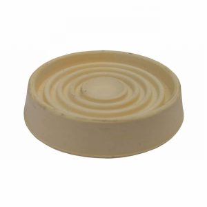 Castor Cup 44mm Rubber Cream
