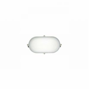 Bulkhead Black & Poly Oval 9Watt LED 6000K CW D