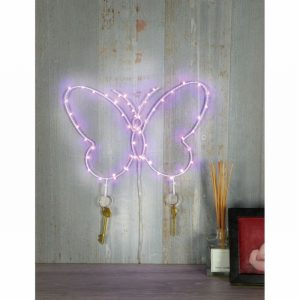 Decorative LED Lamp Butterfly Design & Key Hoder 2xAA D