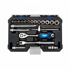 Socket Set DRAPER MM 20Pce. 1/4" Drive Cased  D