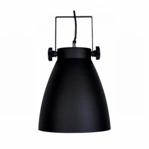 Pendant & Shade THURLOW Metal Adjustable Angle Black ES