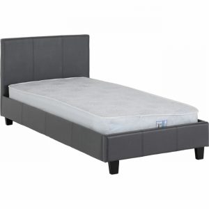 Bedstead 90cm PRADO F.Leather Grey