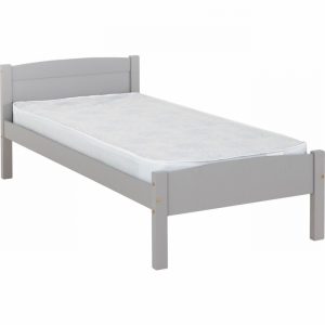 Bedstead 90cm AMBER Slate Grey Wood