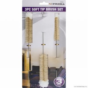 Brush Cleaning Set Soft Tip x3
