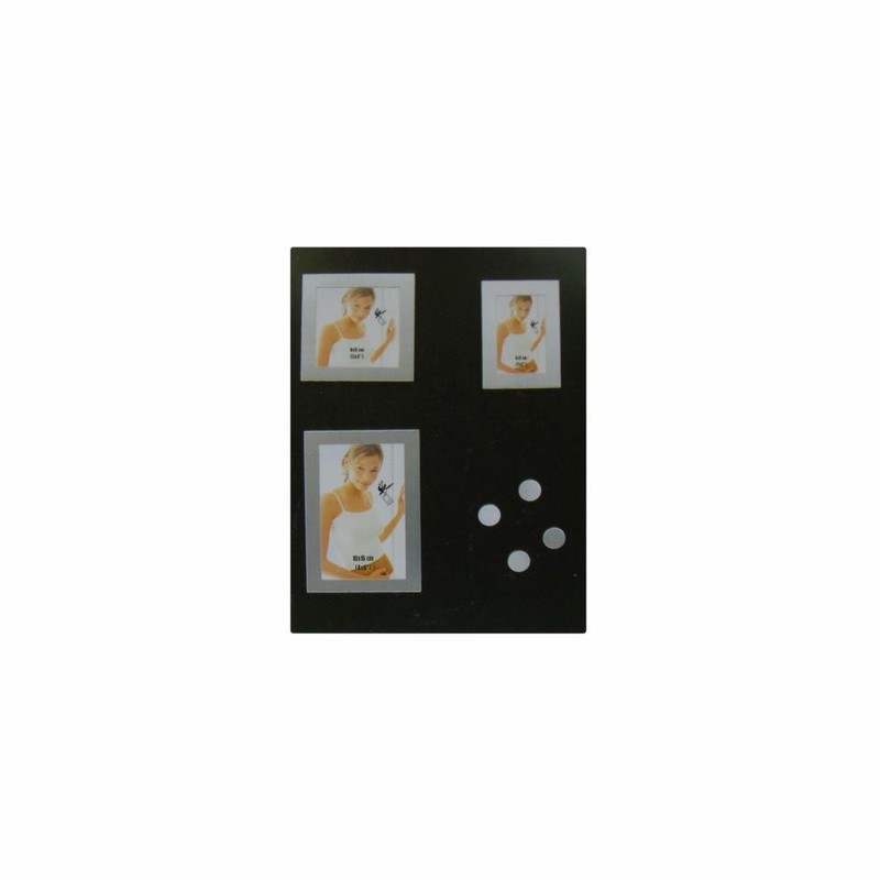 Picture Frame ERNO Black & Silver Memo Board 3 Picture