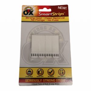 Adhesive SMART STRIPS Hook & Loop x4 Removable