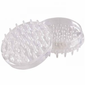Castor Cup 38mm Spiked x4 Round Clear