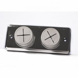 Towel Holder Rubber Double Chrome