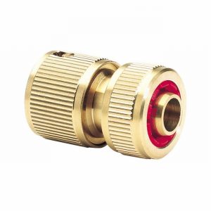 Hose End Connector DRAPER Clip On Water Stop BRASS