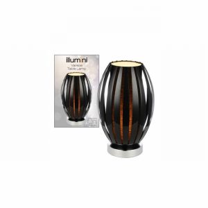 Lamp Table VARESE 29cm High Black 40Watt SES Req.