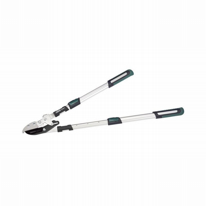 Loppers DRAPER Garden Anvil Ratchet Telescopic Soft Grip