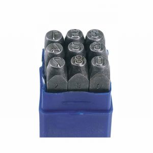 Stamp Set DRAPER 0>9 Number 1/4"