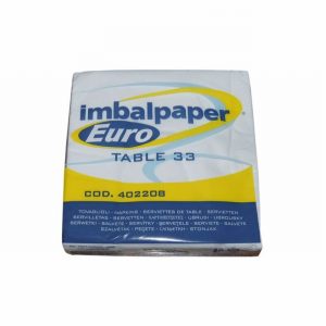 Serviettes Napkins 2Ply White Commercial 33x33cmx50