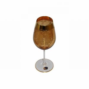 Glass BOHEMIA Crystal Angela Wine 190mlx6