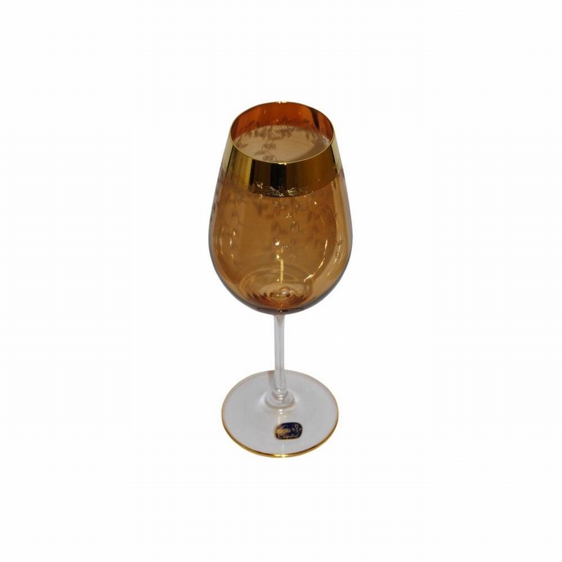 Glass BOHEMIA Crystal Angela Wine 190mlx6