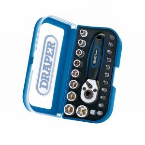 Socket Set DRAPER MM 22Pce. 1/4" Drive  D