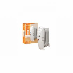 Heater Oil Filled Radiator Mini 500Watt 5 Fin White