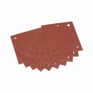 Sanding Sheet Hook & Loop 112x104mm x100Gt.x10 Punched
