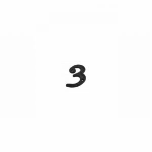 Antique Black Numeral No.3 102mm