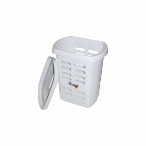 Linen Bin White Plastic [+A]