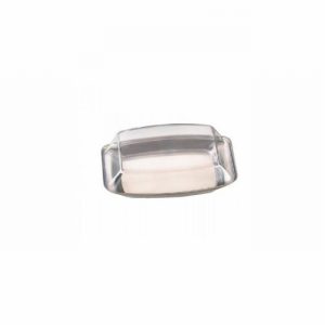 Butter Dish S/Steel Plastic Lid