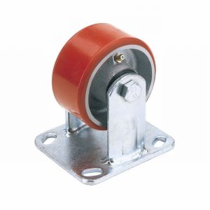 IND.PU CASTOR FIXED-100MM DIA