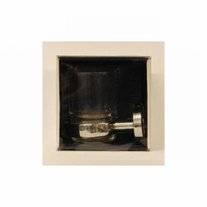 Tumbler & Holder METRO Glass & Chrome