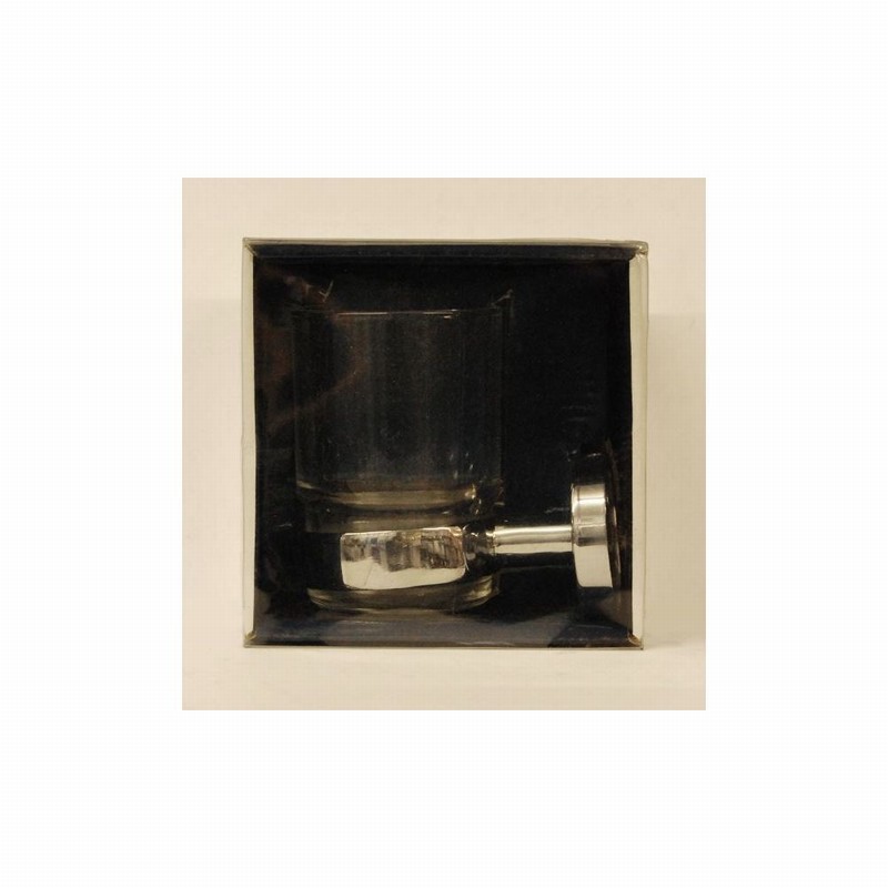 Tumbler & Holder METRO Glass & Chrome